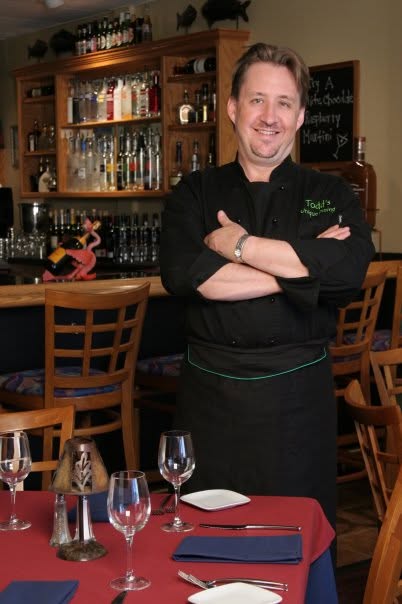 Executive Chef Todd Clore inside Todd's Unique Dining
